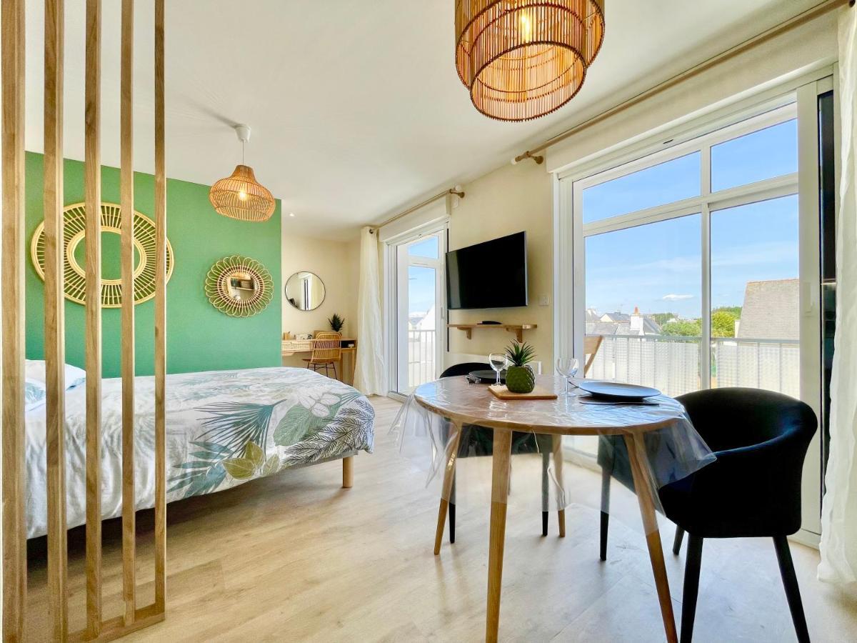 Le Phare Ouest - 80 M De La Mer - Vue Ocean Sur Le Balcon - Entierement Renove - Internet Haut Debit - Nouveau Ploemeur Exteriör bild