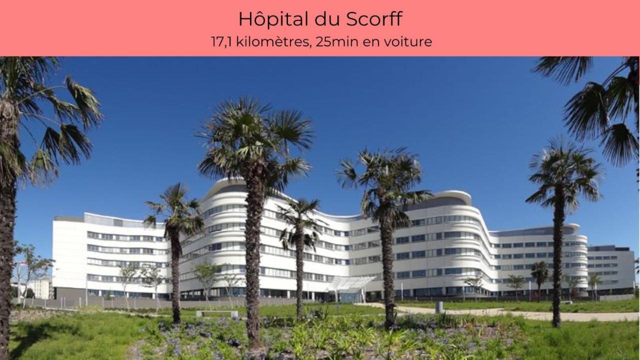Le Phare Ouest - 80 M De La Mer - Vue Ocean Sur Le Balcon - Entierement Renove - Internet Haut Debit - Nouveau Ploemeur Exteriör bild