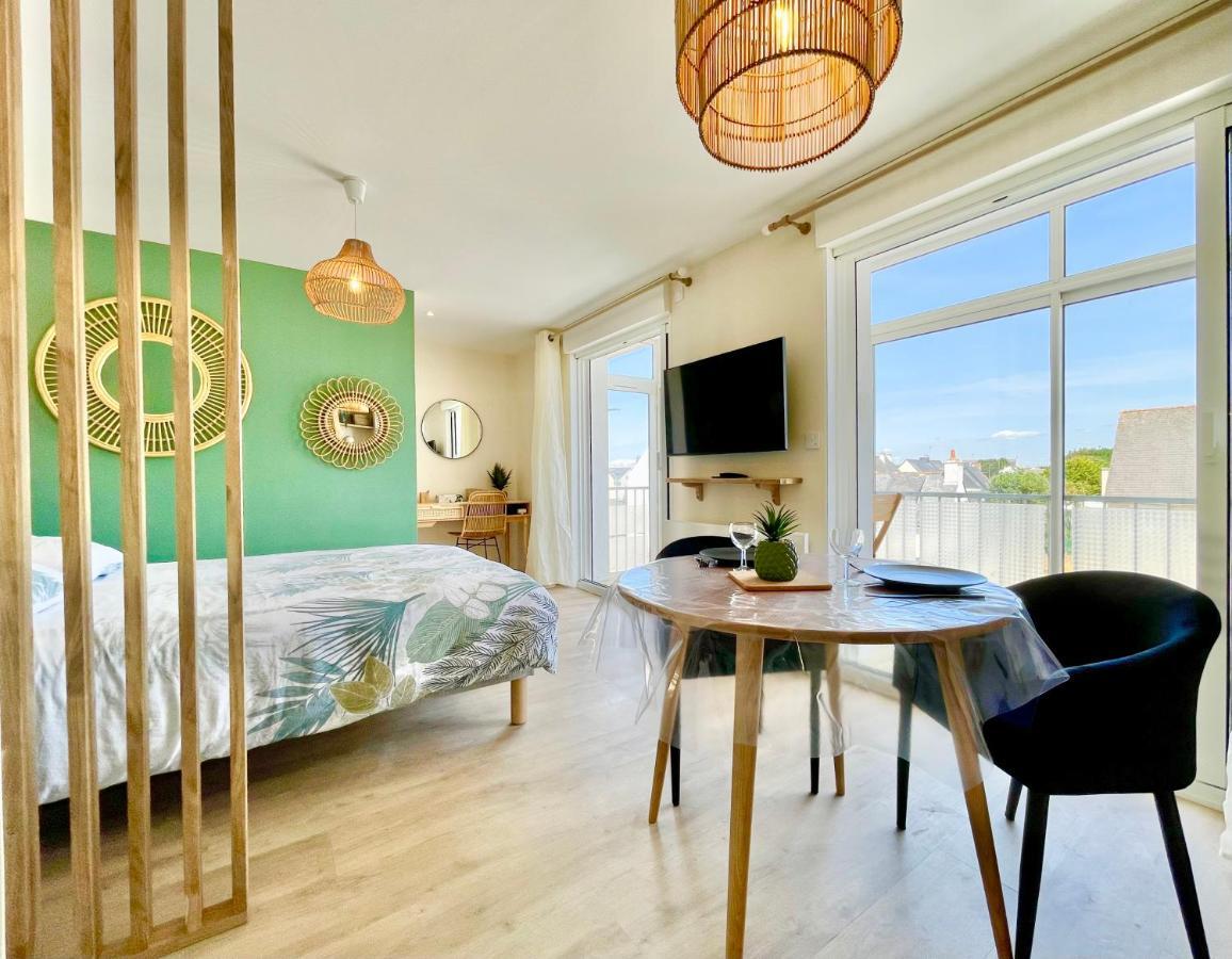 Le Phare Ouest - 80 M De La Mer - Vue Ocean Sur Le Balcon - Entierement Renove - Internet Haut Debit - Nouveau Ploemeur Exteriör bild