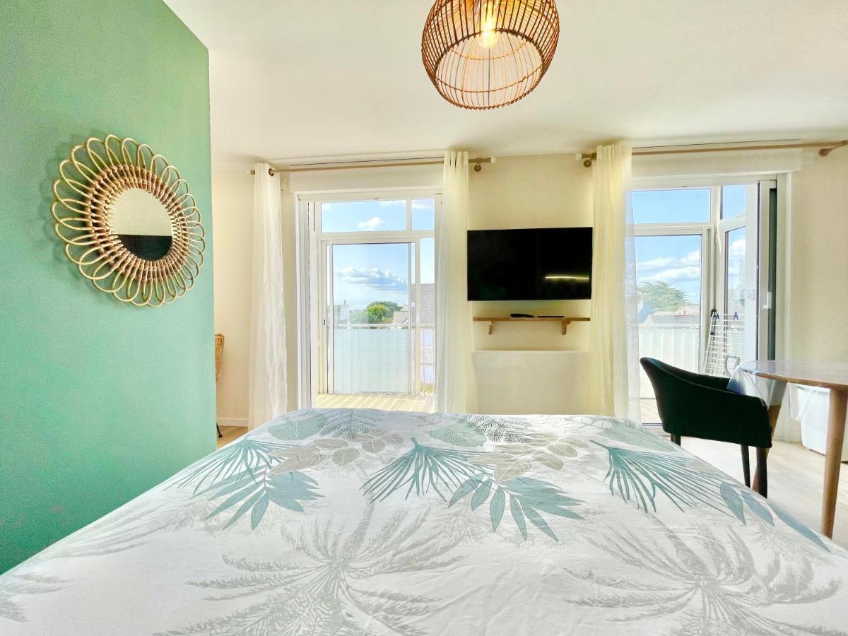 Le Phare Ouest - 80 M De La Mer - Vue Ocean Sur Le Balcon - Entierement Renove - Internet Haut Debit - Nouveau Ploemeur Exteriör bild